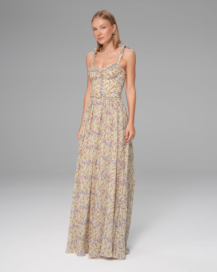 Printed Corset Dress
