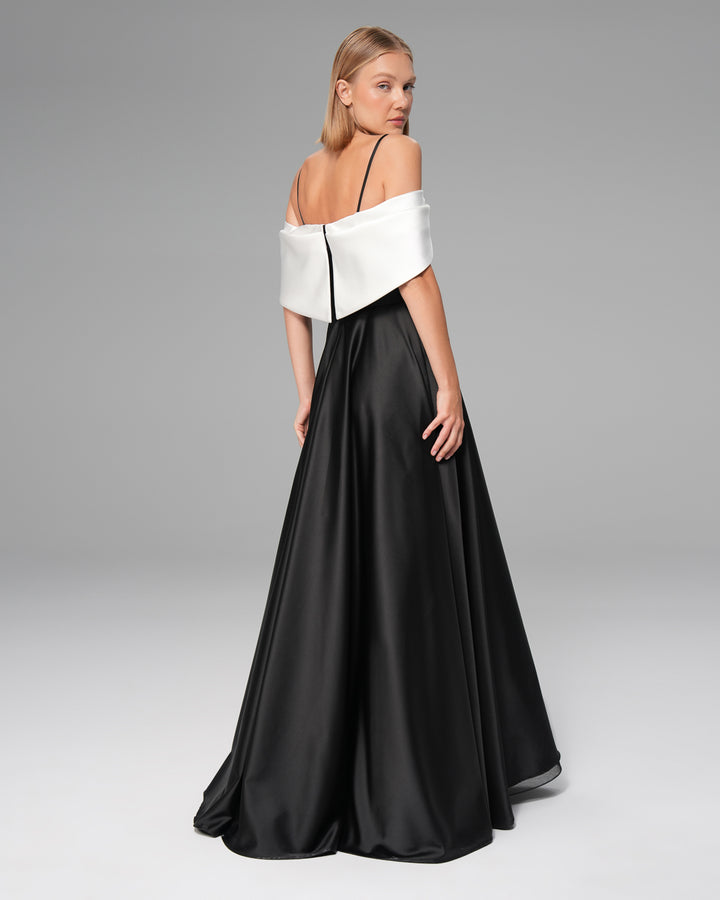 Diffrent Neckline Gown