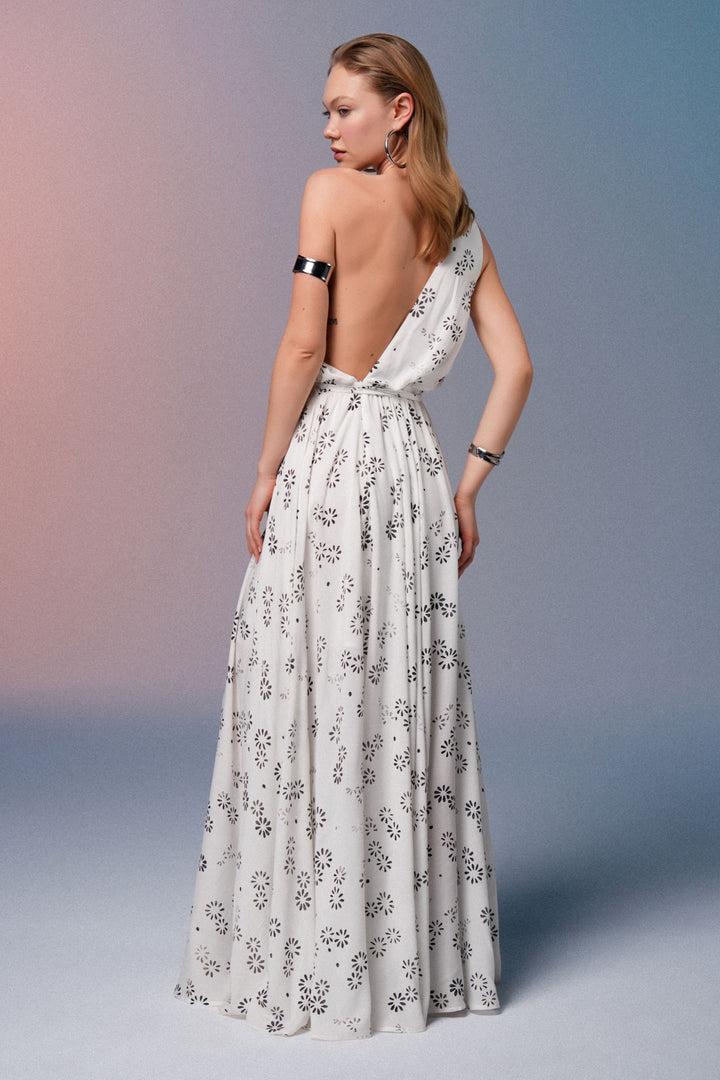 One Shoulder Voluminous Dress
