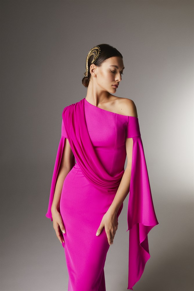 Enfold SQUARE DRAPE DRESS